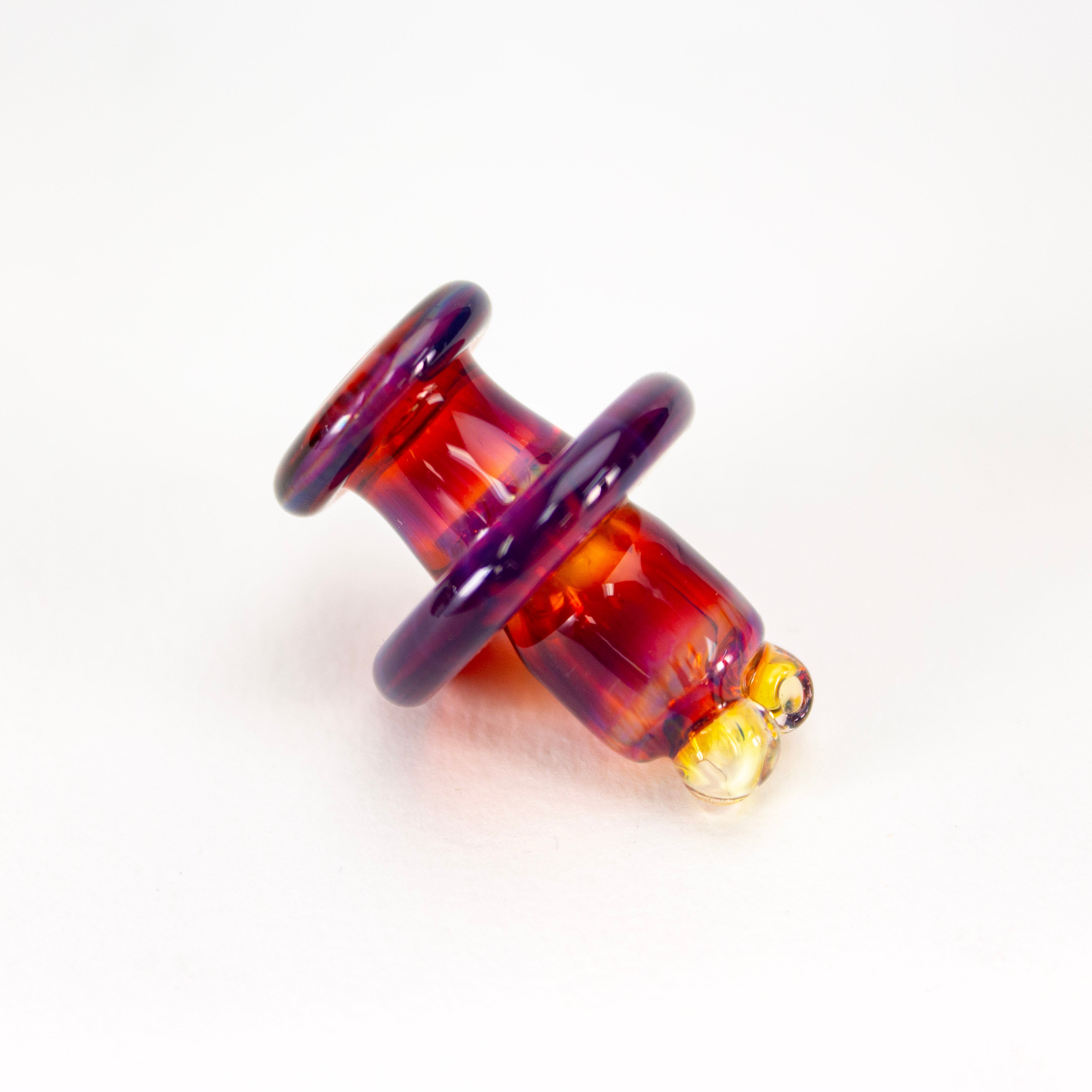 Sandalz Glass Amber Purple 3DXL Spinner Cap #SAN093 - Planet Caravan